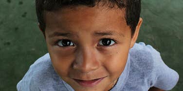 Kid needs to hear words.