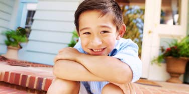 Kind and confident kid.