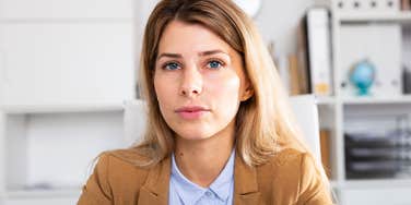 money conscious woman thinking about her finances