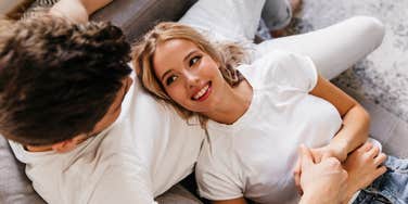 couple asking themselves if they're ready to have a baby