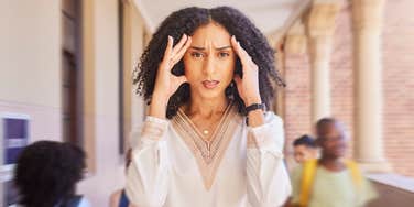 teacher stressed after dealing with parents at school
