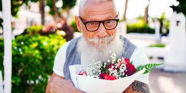 Naturally old-fashioned man.