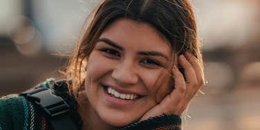 Person is naturally upbeat.