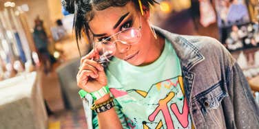 Can MTV Actually Be Relevant Again? Woman in a MTV shirt, can MTV be relevant again?