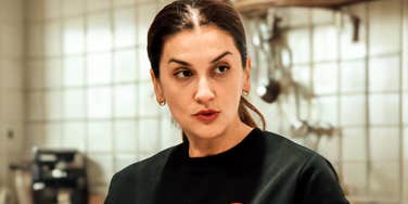 Condescending person.