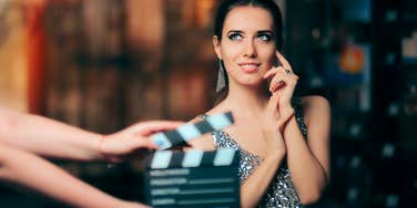 actress filming movie in hollywood