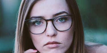 Woman feels empty in soul.
