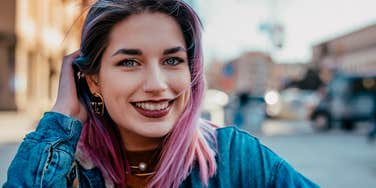 young woman who grew up poor forming good habits as an adult