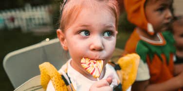 Kid's Halloween candy determines future success.