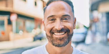 respectful man who understands women smiling