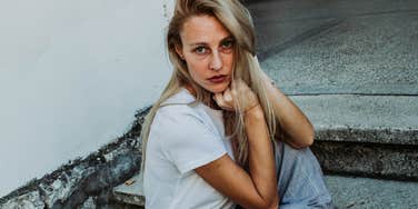 manipulative woman upset she's not getting her way