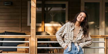 woman living in hometown