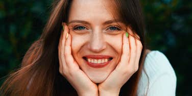Person who is kind to themselves and lives a happy life.