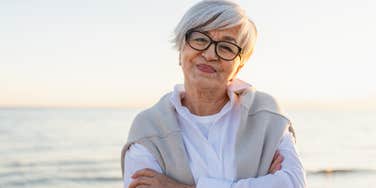 confident older woman