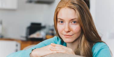 frugal woman happy with her home