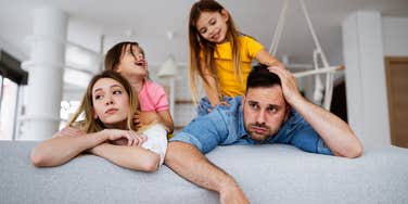 parents trying to protect their kids from financial worries