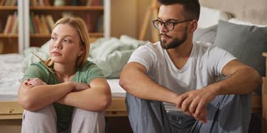 emotionally distant couple whose marriage is falling apart