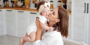 mom with her new baby girl