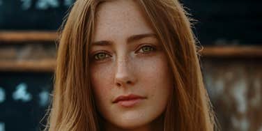 Woman practices numerology.