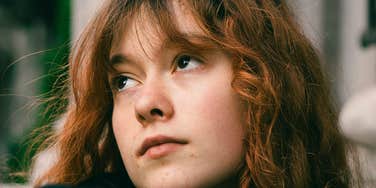 Person is exhausted around someone.