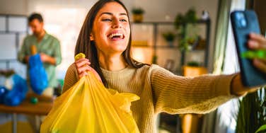 People Who Save Every Plastic Bag As Adults Usually Grew Up With These Frugal Beliefs