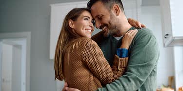 couple who love each other on a soul level hugging