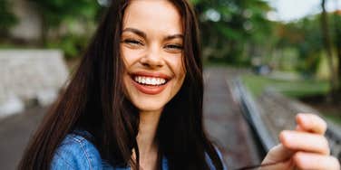 Adaptable happy woman growing into who she is meant to be 