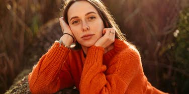 calm grounded person fully engaged in the moment with soft attentive focus, illustrating the simple daily habits that help someone become a truly present, fully-there person