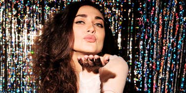 Whimsical radiant person with a playful magical vibe showing the art of being a unicorn and the simple habits of people who make life feel more magical.