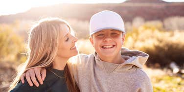 mom who did photoshoot with her teenage son