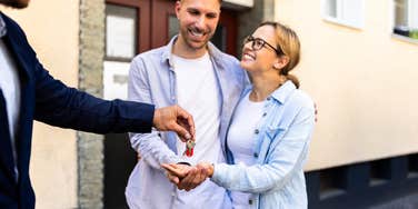 couple that just bought a home in Disney's first residential community
