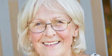 Woman has a long and happy life.