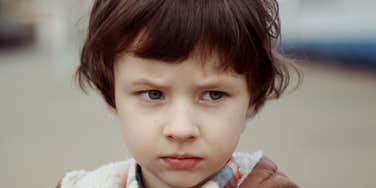 Kid has snarky tone.