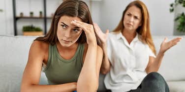 mom emotionally exhausting her adult daughter