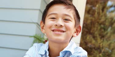 Kid is being raised to be confident.