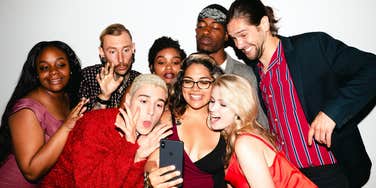 People having fun without booze 