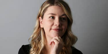 Woman is a confident person.