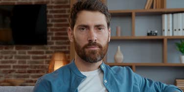 serious and confident man