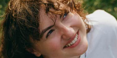 Woman has self-care habits to feel good.