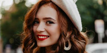 Woman protects her holiday peace.