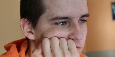 Middle schooler is hormonal.