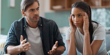 man who is exhausting to deal with speaking down to his partner