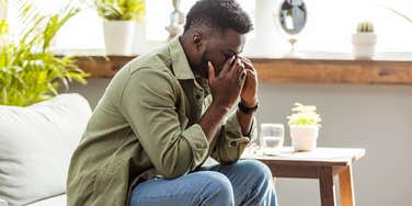 man upset after his sister pranked him