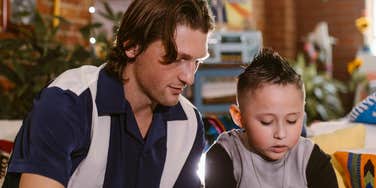 Parent has well-regulated kid.