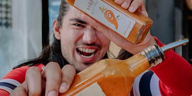 Person douses every meal in hot sauce.