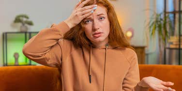 highly intelligent woman annoyed by common sounds in her home