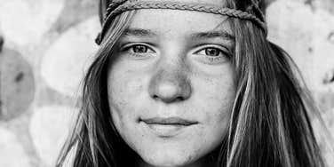 young woman growing up in the 1960s