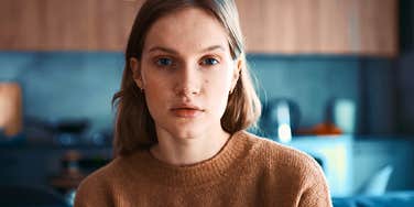 Woman annoyed by people using tired phrases 