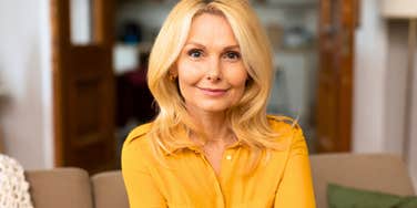 older woman with magnetic energy that attracts people to her