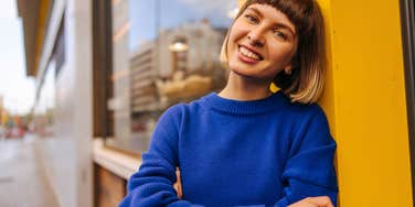 woman enjoying being alone than having fake friends